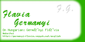 flavia germanyi business card